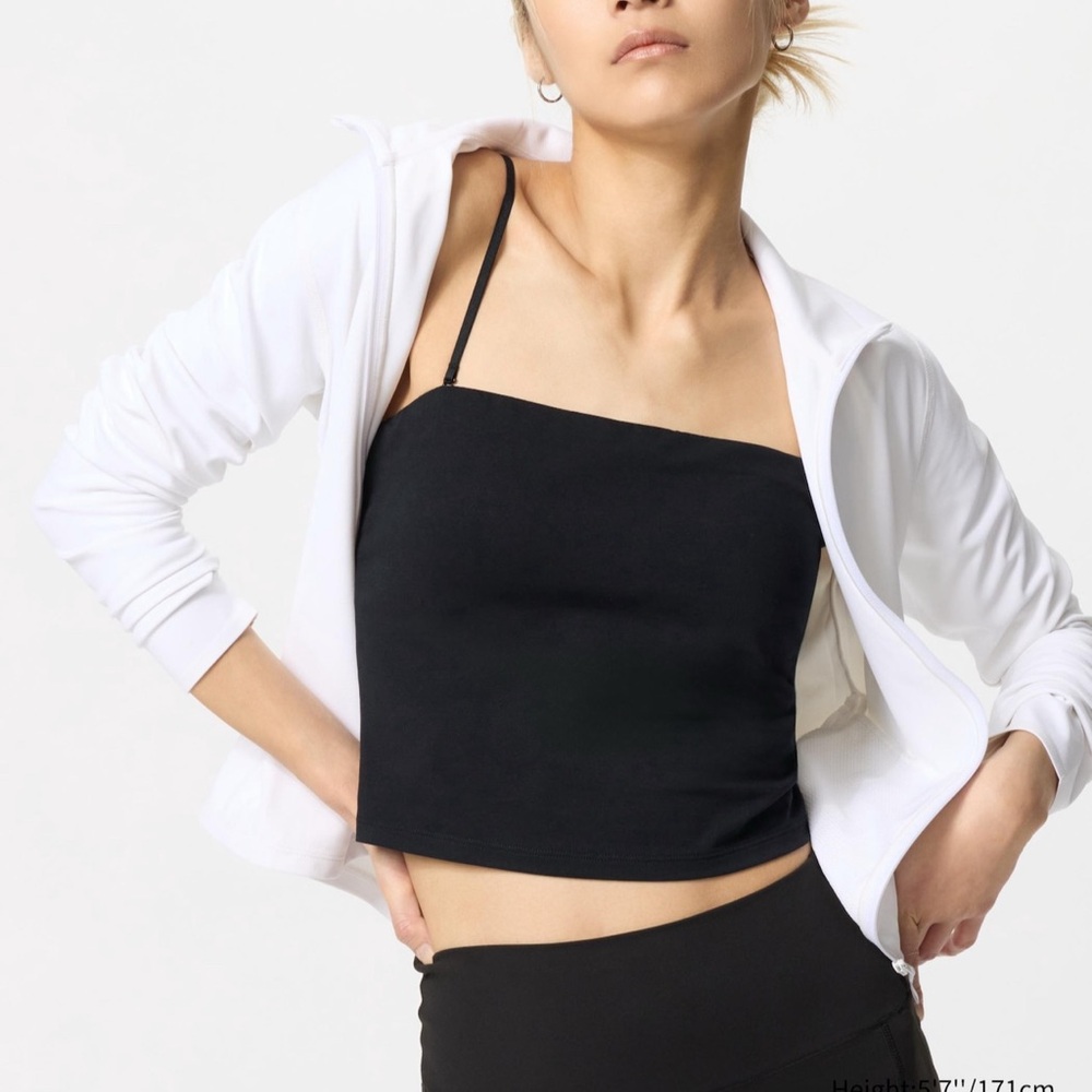 Black Strapless Top